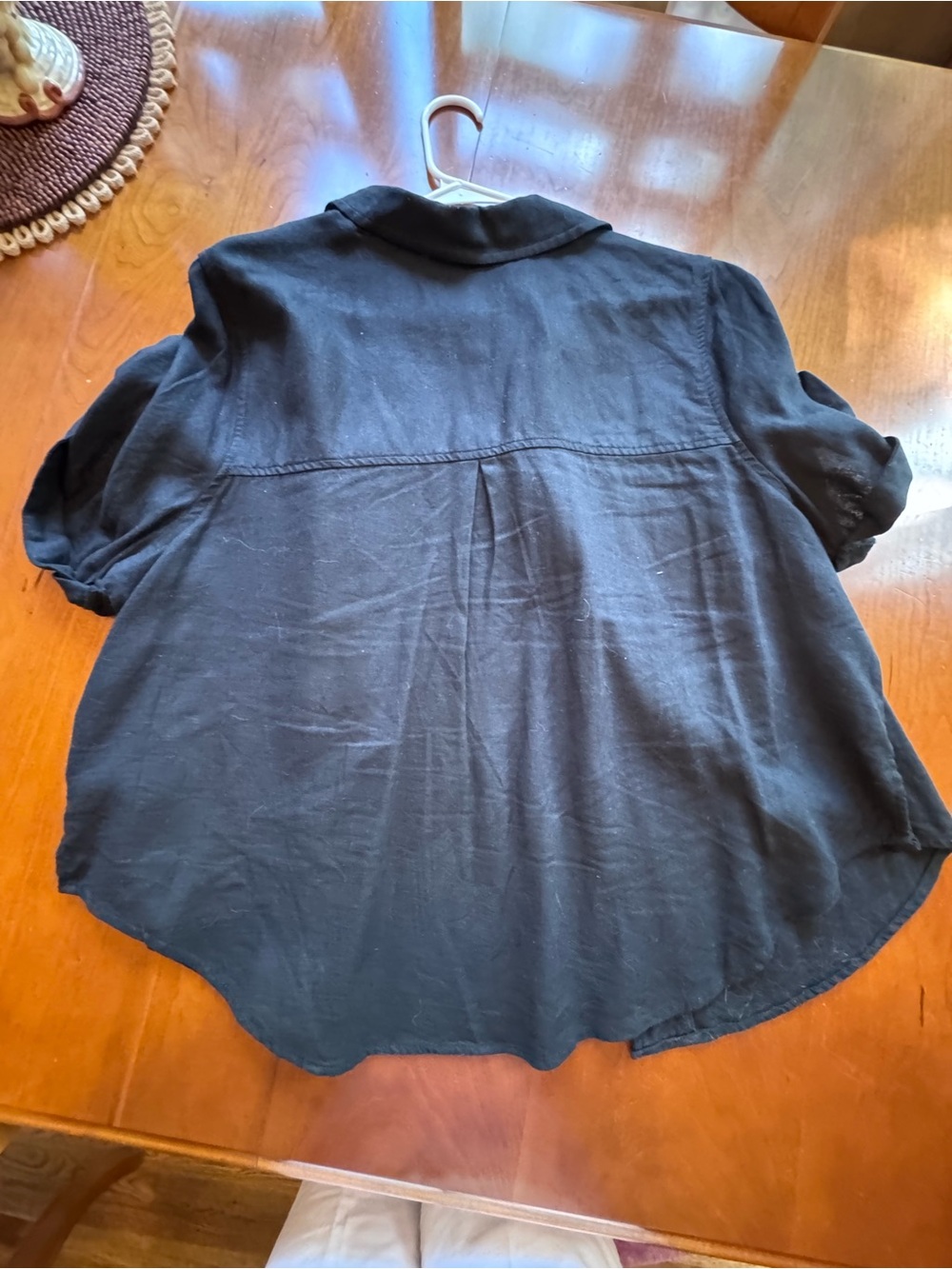 Universal Thread Linen Blend Short Sleeve Button Up - Picture 6 of 8